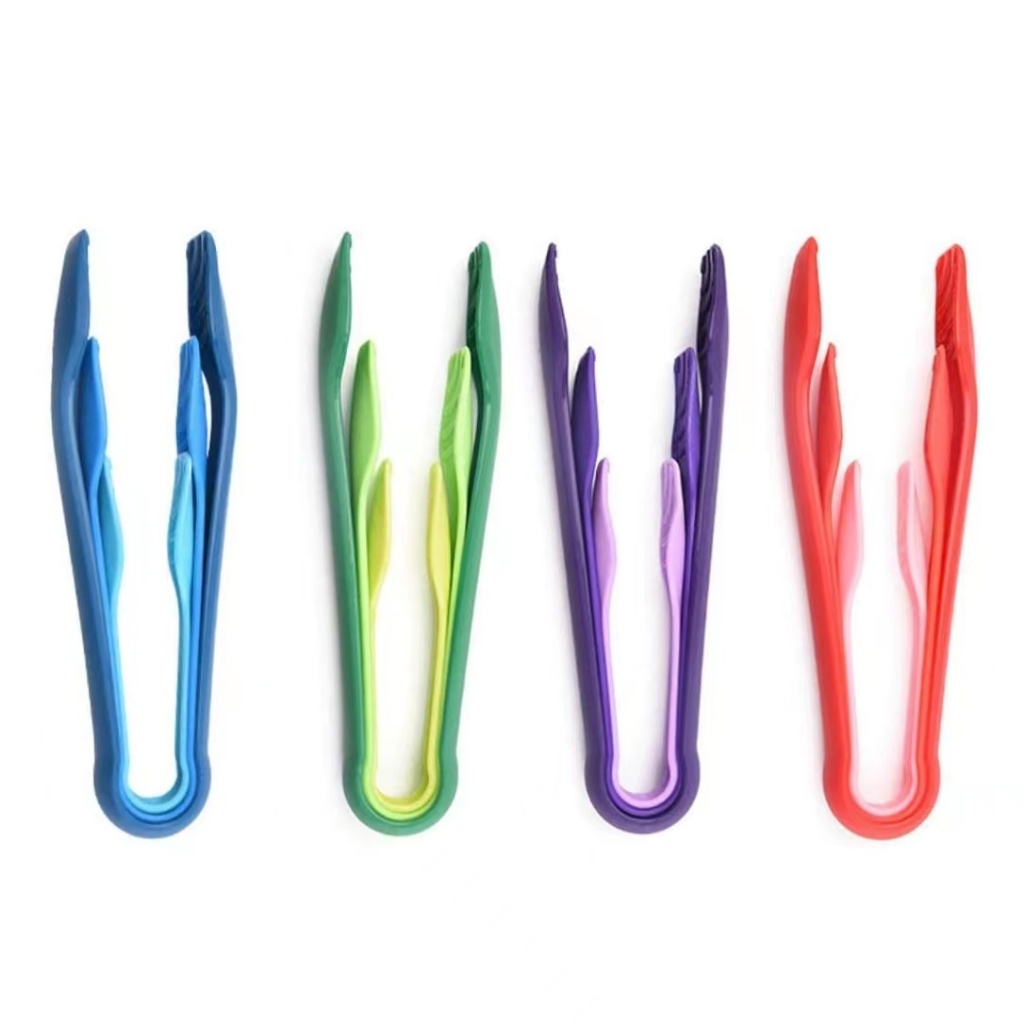 (ในสต็อก) 3 ชิ้น/เซ็ตอเนกประสงค์ Pastic อาหาร Tong เนื้ออาหารผักสลัดคลิปขนมปังขนม Clamp ทอดบาร์บีคิวเครื่องมืออุปกรณ์ครัว