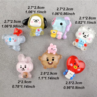 1 ชุด การ์ตูนกระต่ายน่ารัก DIY ครีม เคสโทรศัพท์ เรซิน อุปกรณ์เครื่องเขียน แฮนด์เมด