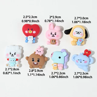 1 ชุด การ์ตูนกระต่ายน่ารัก DIY ครีม เคสโทรศัพท์ เรซิน อุปกรณ์เครื่องเขียน แฮนด์เมด