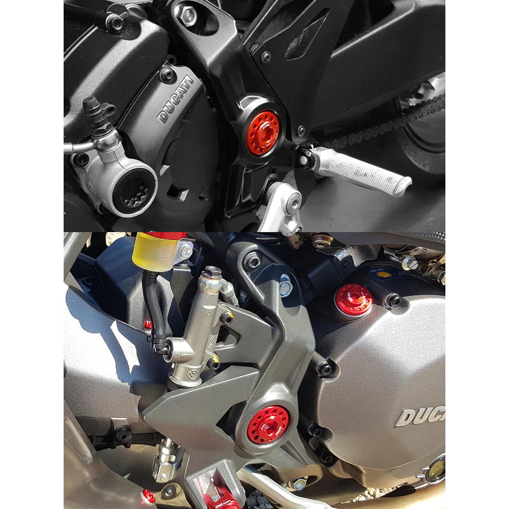 ชุดสลักเกลียวกลาง ด้านหลังรถจักรยานยนต์ สําหรับ Ducati Monster821 Monster 1200S Supersport 939 2017-2021