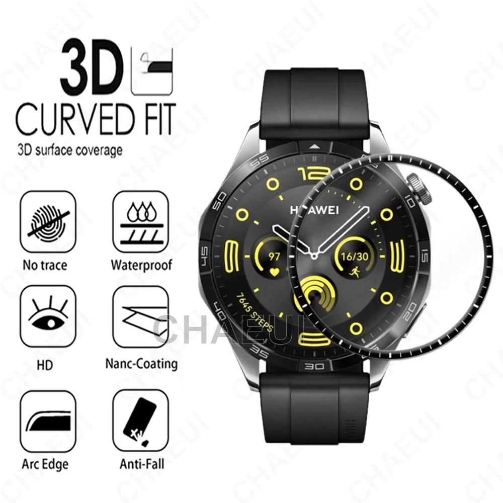 3D หน้าจอป้องกันฟิล์มสําหรับ Huawei Watch GT GT2 GT3 SE GT4 GT5 GT6 Pro 46mm 42mm 43mm 41mm GT2E