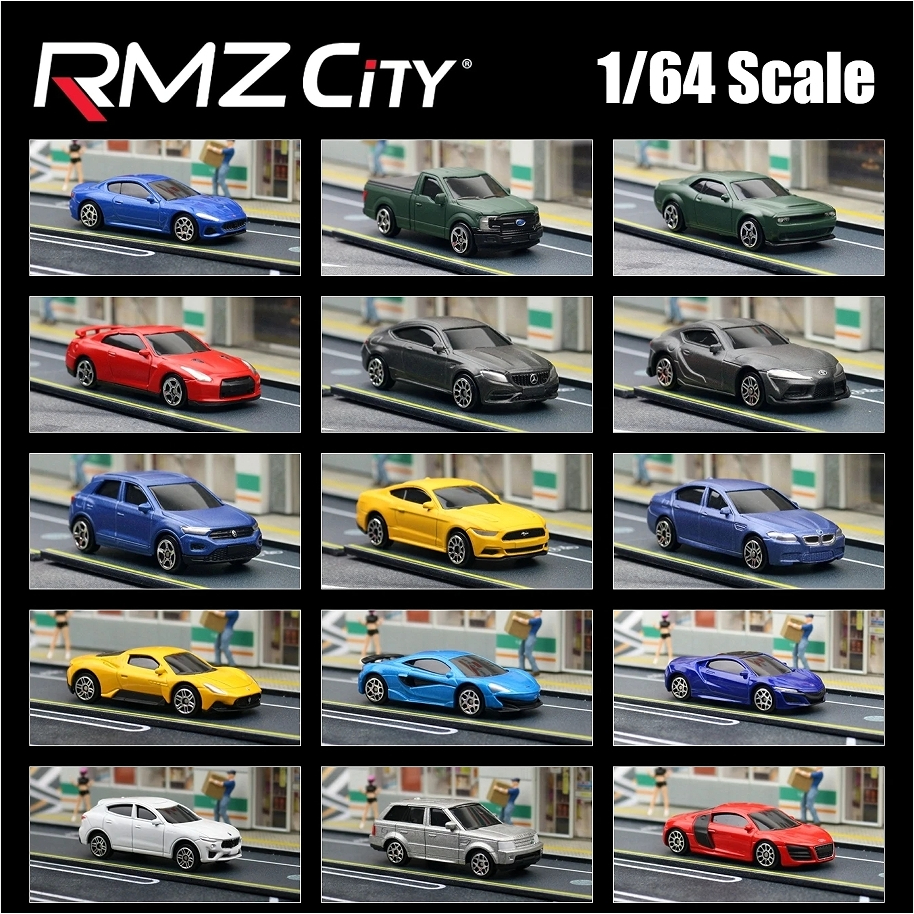 Rmz CITY โมเดลรถยนต์ Diecast 1:64 ขนาดเล็ก ของเล่นสําหรับเด็ก