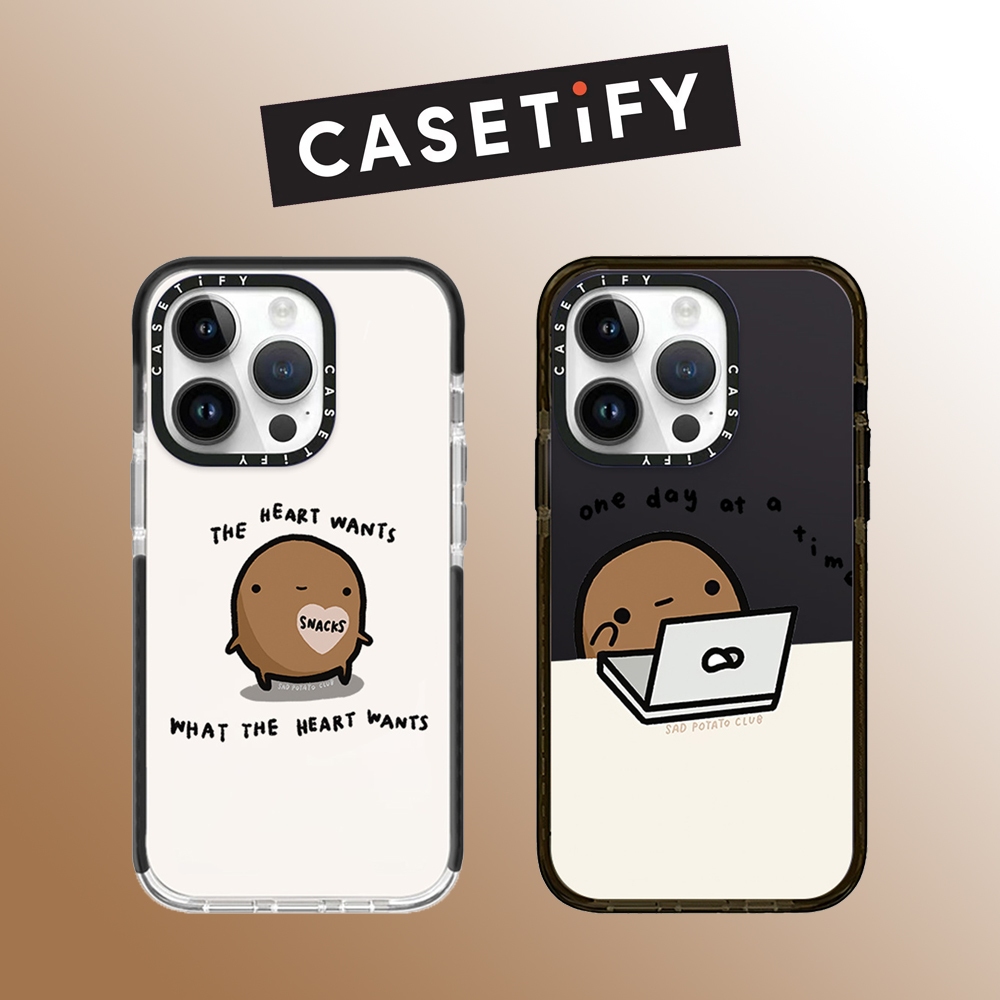 Drop proof CASETIFY phone case for iPhone 15 15pro 15promax 14 14pro 14promax 13 13pro 13promax soft case for 12 12pro 12promax Cute Potatoes iPhone 11 case high-quality phone case