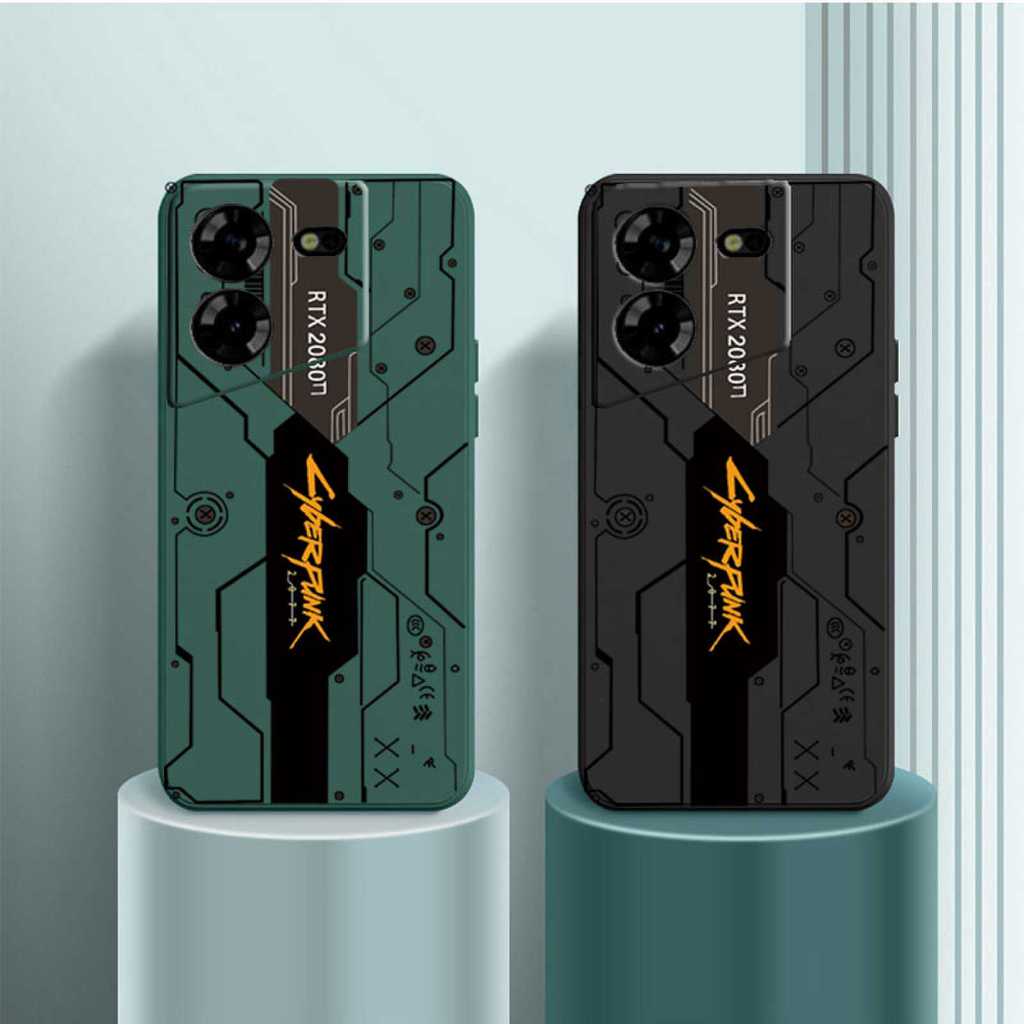 เคสโทรศัพท์ Tecno Pova 5 4 Pro 2 3 Neo 3 2 Case Cyberpunk Case Soft Silicone Cover