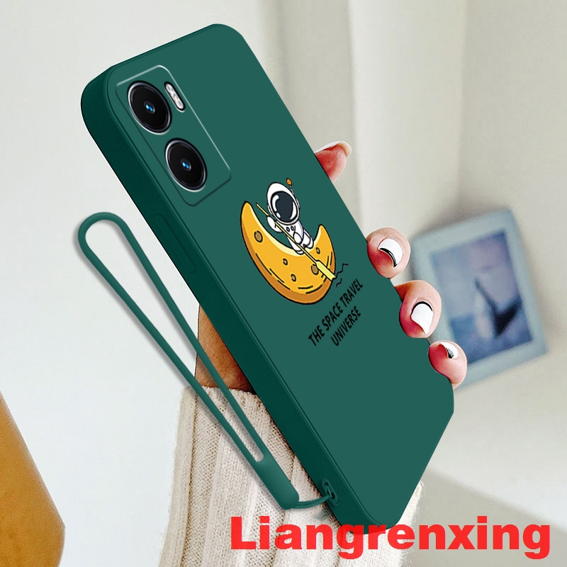 เคส OPPO A96 4g a76 4g เคสโทรศัพท์มือถือ ซิลิโคนนิ่ม กันกระแทก ลายนักบินอวกาศ สําหรับ OPPO A96 4g a76 4g YTXJY01 น่ารัก ลายการ์ตูน กันกระแทก