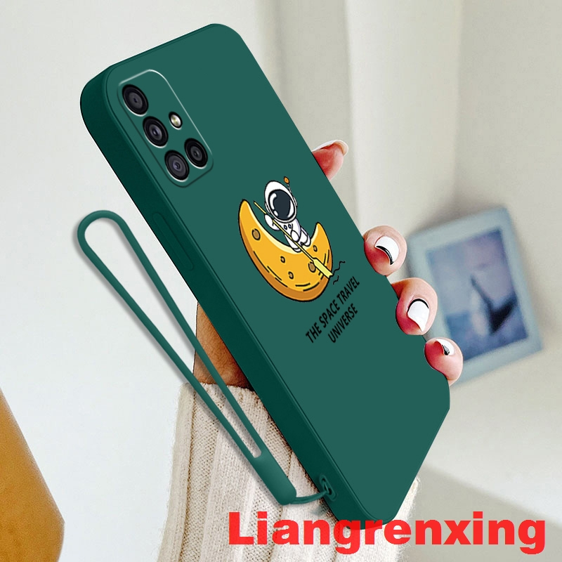 เคส samsung a51 samsung a71 เคสโทรศัพท์ ซิลิโคนนิ่ม กันกระแทก ลายนักบินอวกาศ สําหรับ samsung a51 samsung a71 YTXJY01 น่ารัก ลายการ์ตูน กันกระแทก