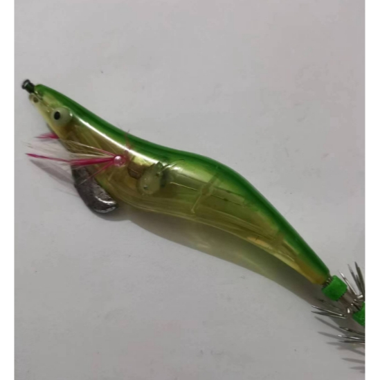 เหยื่อตกปลา LED กระพริบอิเล็กทรอนิกส์ในน้ําเครื่องมือ Minnow Luminous Squid Jig เหยื่อกุ้ง Night Fishing Lure