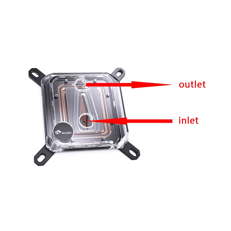 Bykski CPU Water Block ใช้สําหรับ INTEL LGA 1151 1156 1700 1800 / 13900KS 0.08 มม.Microchannel AMD Ryzen 9 /7 /5 /3 /AM5 AM4 Water Cooler หม้อน้ํา / CPU-XPR-EX