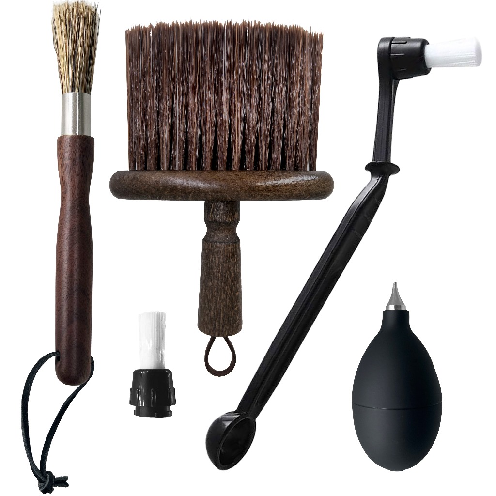 Neouza ชุดแปรงทําความสะอาดเครื่องชงกาแฟเอสเปรสโซ่ หัวบด และบาร์กาแฟ เครื่องเป่าลม