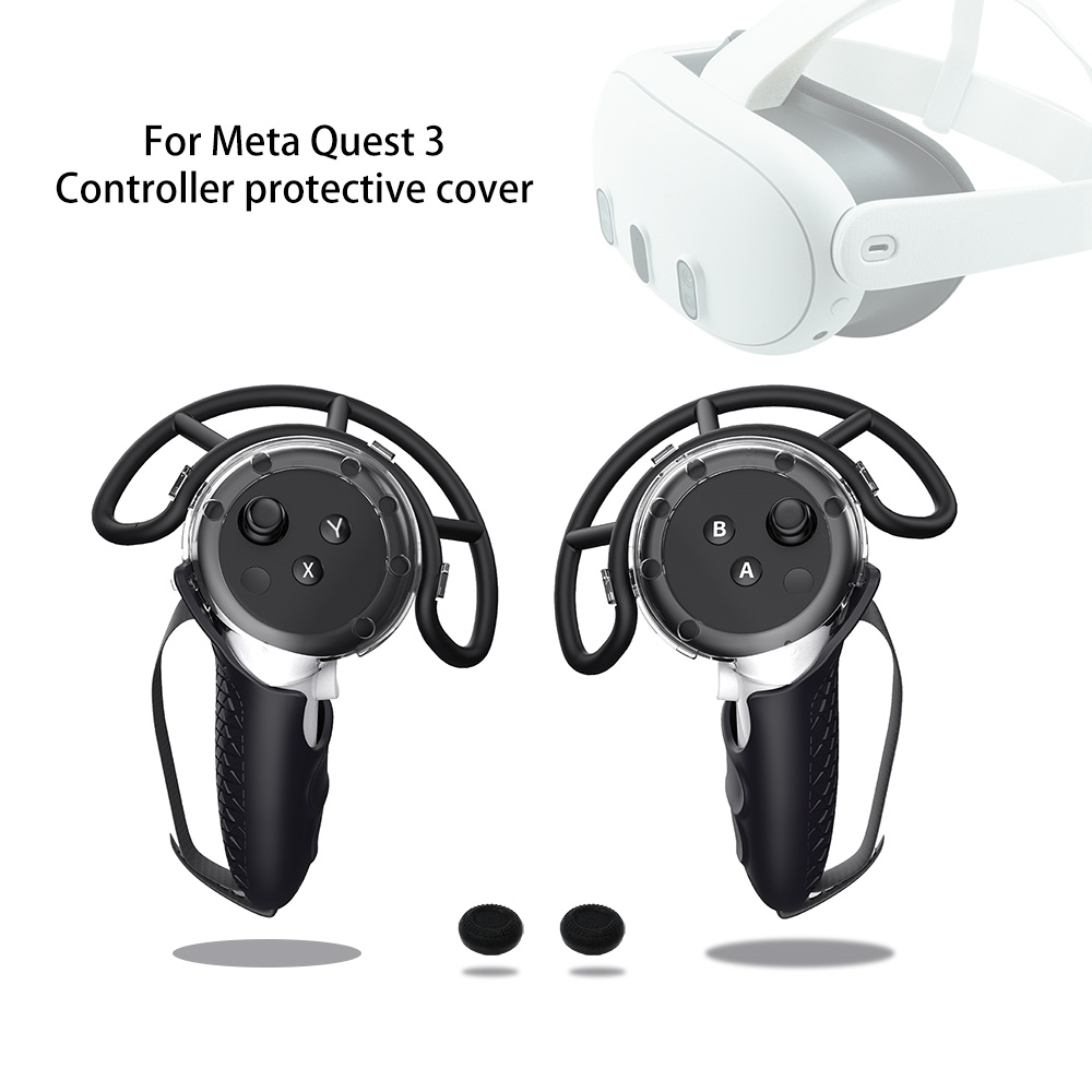 กรอบซิลิโคน ป้องกันรอย สําหรับจอย Meta quest 3 VR