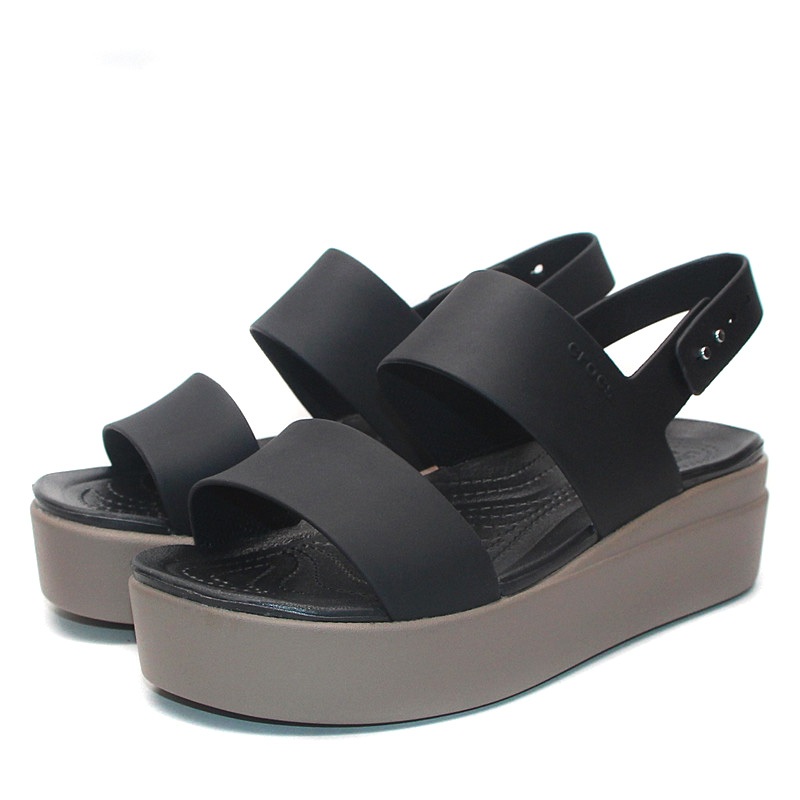 100% originall Crocs Brooklyn ผู้หญิงรองเท้าแตะรองเท้า  206453