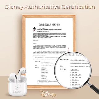 Disney Pro4(FX-951B) หูฟังบลูทูธ TWS HiFi Sound การลดเสียงรบกวน ENC HD Call หูฟังไร้สาย with Mikrofon for Android IOS
