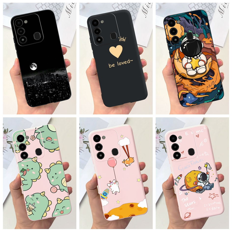 เคสซิลิโคนนิ่ม ลายนักบินอวกาศน่ารัก สําหรับ Tecno Spark 8C Case KG5k KG5j KG5n Tecno Spark Go 2022 KG5 Capa