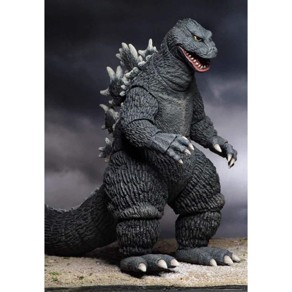 ของแท้ NECA 1962 โมเดลฟิกเกอร์ Godzilla Movie Version King of Monsters ขยับได้ ขนาด 23 ซม.
