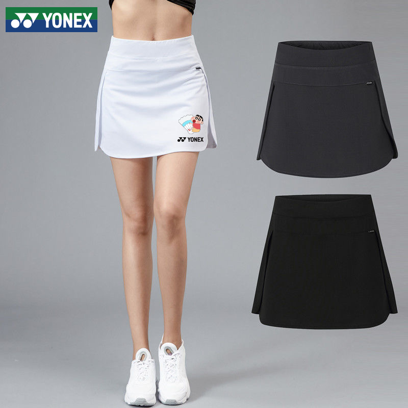 Yonex กระโปรงสั้น เอวสูง ป้องกันแสงสะท้อน เหมาะกับใส่เล่นโยคะ เต้นรํา กอล์ฟ แฟชั่นสําหรับสตรี 2023