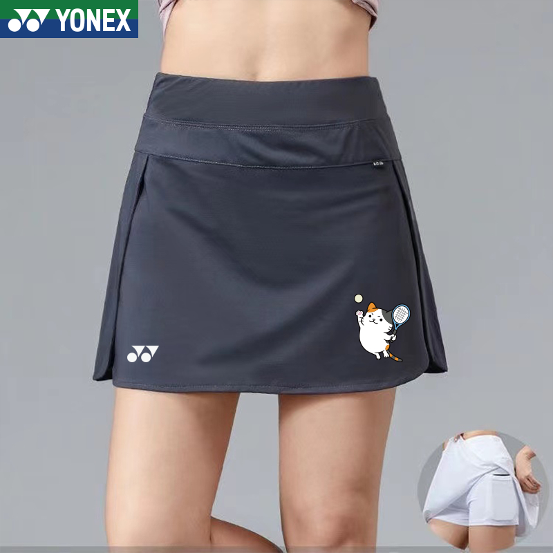 Yonex กระโปรงเทนนิส โยคะ แบดมินตัน สองชิ้น ฤดูร้อน สําหรับผู้หญิง 2023