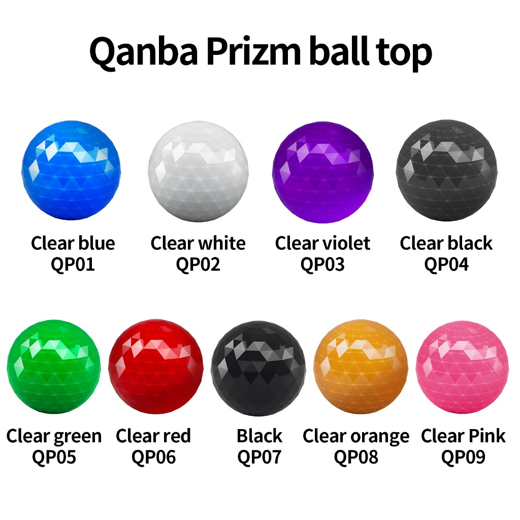 QANBA Prizm 35mm Balltop dome Ball จอยสติ๊ก top ball อุปกรณ์เสริมอาเขตจอยสติ๊ก DIY Kit