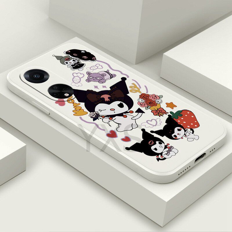 New เคส Honor X8 5G X6 4G X6S X5 Plus X6A เคส สตรอเบอร์รี่ Kulomi ซิลิโคนกรณีโทรศัพท์นุ่ม