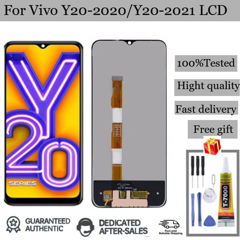 หน้าจอสัมผัส LCD สําหรับ Vivo y20-2020 V2029 V2029_PK/ y20-2021 V2043 V2048