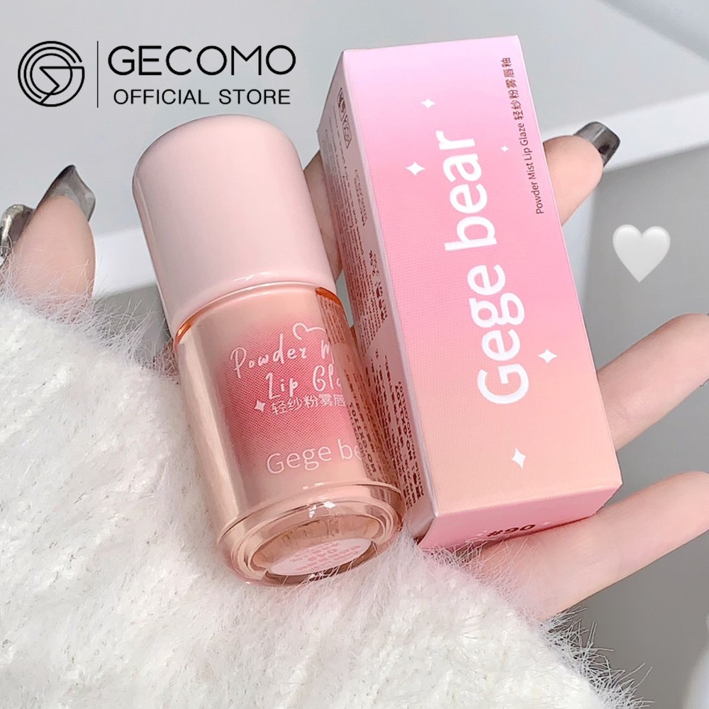 Gecomo ลิปสติก ลิปกลอส เนื้อแมตต์ กํามะหยี่ กันน้ํา 6 สี