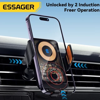 Essager 15W Wireless Charger ที่วางโทรศัพท์ในรถยนต์ปิดอัตโนมัติ CP Holder Dashboard Mount