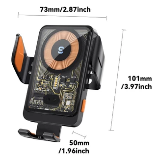 Essager 15W Wireless Charger ที่วางโทรศัพท์ในรถยนต์ปิดอัตโนมัติ CP Holder Dashboard Mount