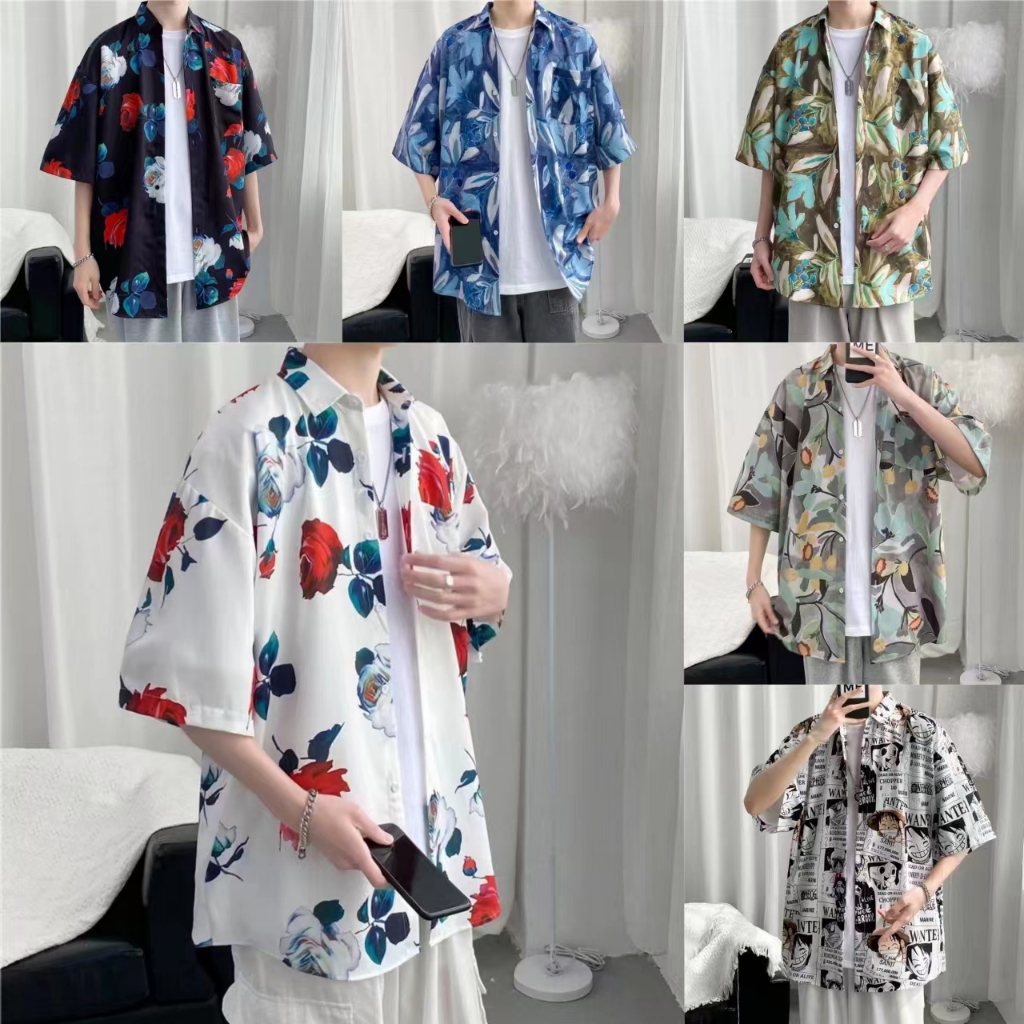 เสื้อเชิ้ตผู้ชาย เสื้อฮาวาย รุ่น 1187