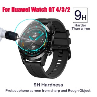 กระจกนิรภัยป้องกันหน้าจอสําหรับนาฬิกา Huawei GT 5 4 3 2 2e 1 GT5 GT4 GT3 GT2 Pro 46 มม.43 มม.42 มม.41 มม.นาฬิกาสมาร์ทป้องกันฟิล์ม