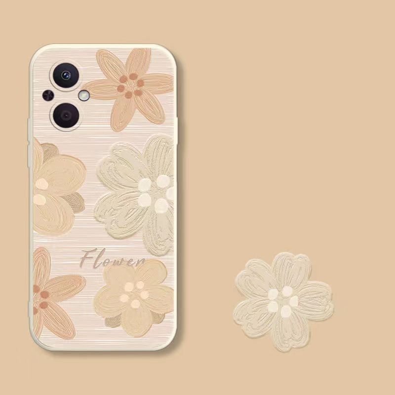 Dmy เคสซิลิโคนนิ่ม ลายดอกไม้ กันกระแทก สําหรับ OPPO Reno 7Z 10 Pro 8 8T 8Z 7 Pro 6 6Z 5 5F 2F 4 3 2 