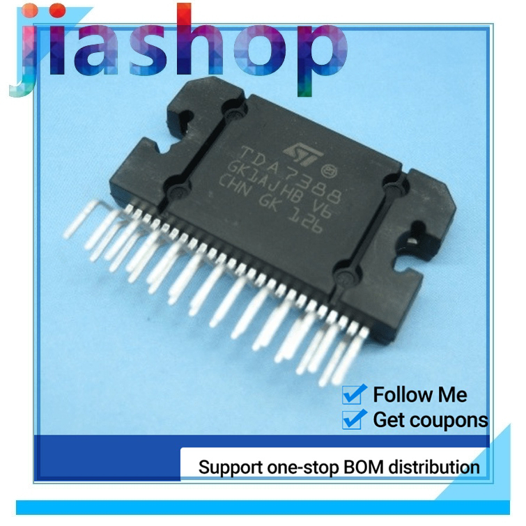 2pcs TDA7388 TDA7388A 7388 ZIP25 42W Quad Bridge Amplifier สําหรับวิทยุรถยนต์ใหม่บน