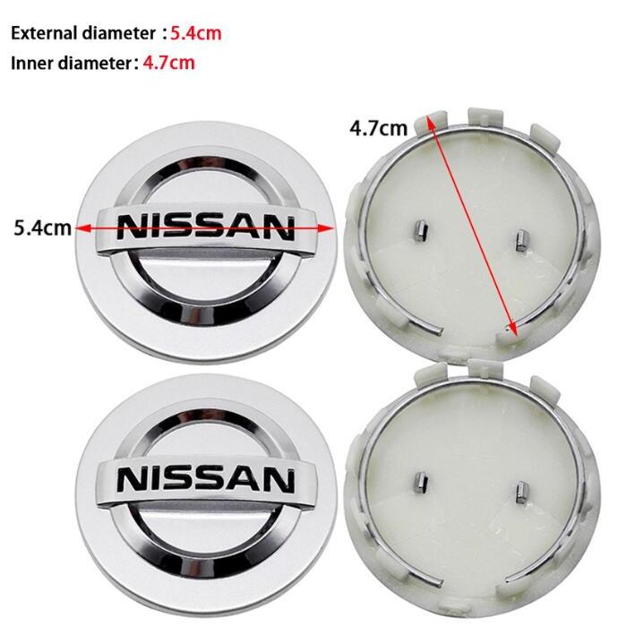 58MM/54MM Nissan Car Models [MESURE BEFORE PURCHASE] (Almera Sentra Cefiro Serena Skyline) ฝาครอบฝาครอบล้อศูนย์ขอบกีฬา (ขนาด 58 มม./54 มม.)