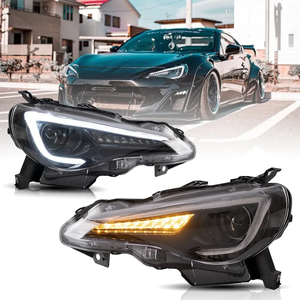 Vland LED ไฟหน้า 2012-2021 Toyota 86 GT86/Subaru BRZ 1th Gen ZN6/ZC6 Dual Beam โปรเจคเตอร์โคมไฟ