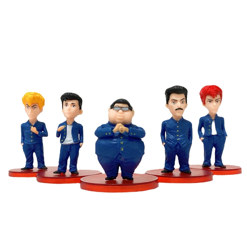 โมเดลฟิกเกอร์ PVC อนิเมะ Slam Dunk Sakuragi Hanamichi Youhei Mitou Nozomu Takamiya Yuji Ookuzu Shoichiro Noma Q Version ขนาด 6-9 ซม. ของเล่นสําหรับเด็ก 5 ชิ้น ต่อชุด