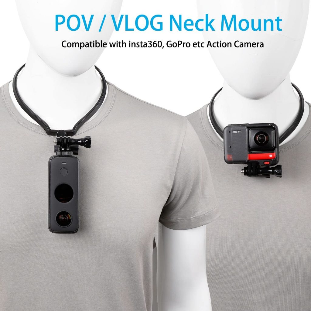 60 สายคล้องคอกล้อง Chest Mount POV/VLOG ใช้งานร่วมกับ Insta360 X3/One X2 X RS R, Gopro Hero, Selfie อุปกรณ์เสริมสําหรับ Gopro ทั้งหมด, DJI Osmo Action, AKASO และอื่นๆ Actio