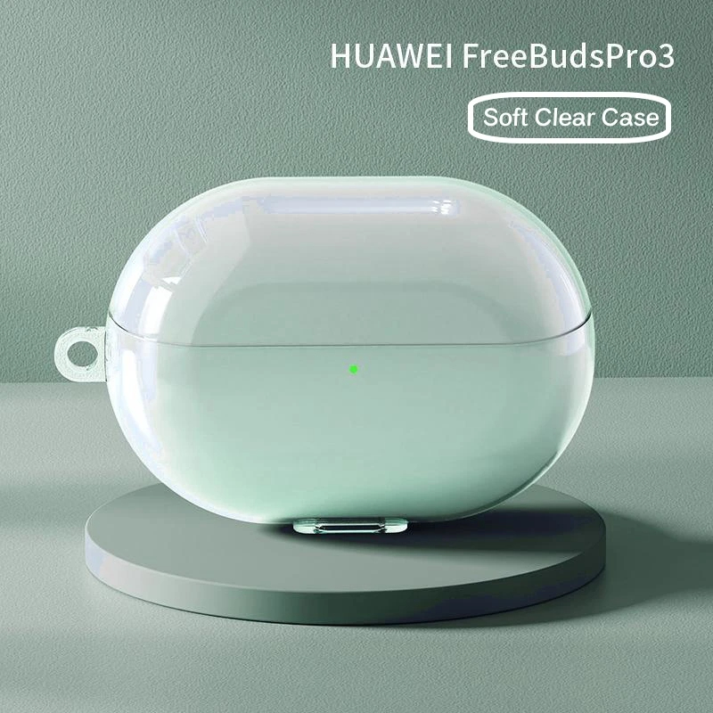 เคสหูฟัง TPU แบบใส กันกระแทก สําหรับ Huawei Freebuds Pro 3 2+ 2 4/4e 4i