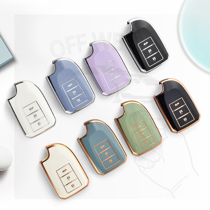 สำหรับ 2/3ปุ่มหุ้มกุญแจ รีโมท กุญแจ โตโยต้า ยาริส / ยาริสเอทีฟ เคสกุญแจรถ ปลอกกุญแจ TOYOTA YARIS 2014 , vios 2013 ATIV Top - รูปที่ 2