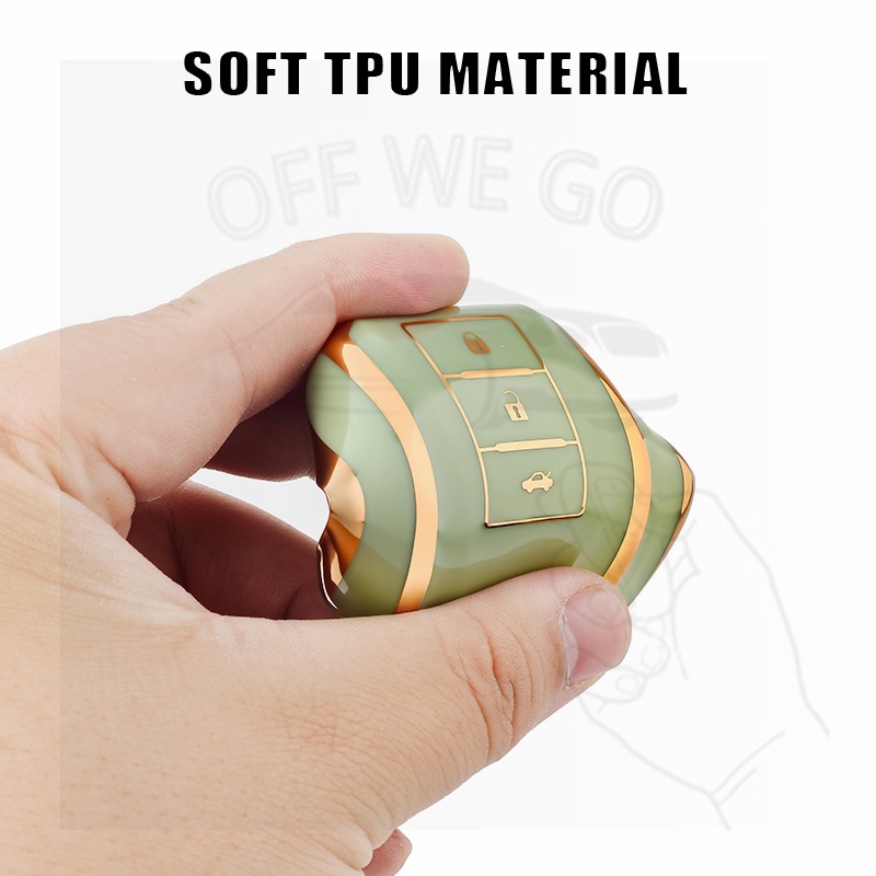 สำหรับ 2/3ปุ่มหุ้มกุญแจ รีโมท กุญแจ โตโยต้า ยาริส / ยาริสเอทีฟ เคสกุญแจรถ ปลอกกุญแจ TOYOTA YARIS 2014 , vios 2013 ATIV Top - รูปที่ 5