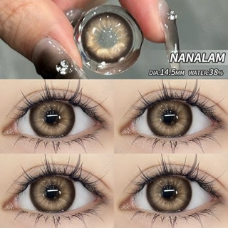 ค่าสายตา 0.0~-6.00 คอนแทคเลนส์สายตาสั้น สีน้ำตาล เทา สีฟ้า บ…
