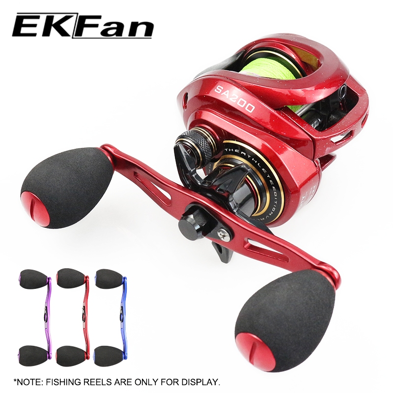 Ekfan ความยาว 110 มม.วัสดุอลูมิเนียมตกปลา reel สําหรับ abu daiwa shimano Baitcasting lure reel