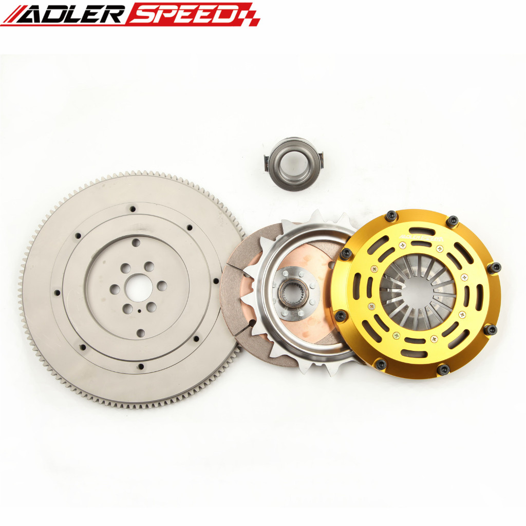 ADLERSPEED Racing คลัทช์ชุดแผ่นเดี่ยวสําหรับ 240SX 2.4L BASE LE SE KA24DE KA24E