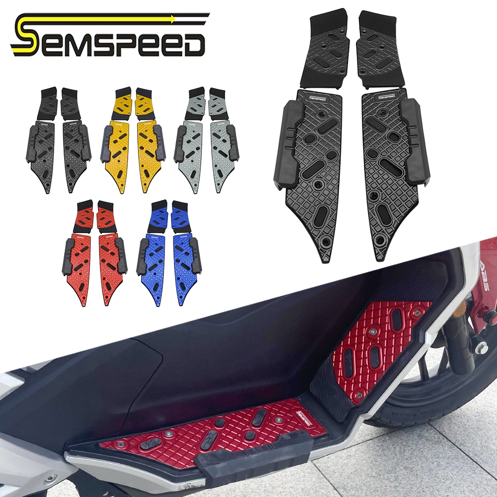 SEMSPEEDสําหรับ Dayang FEKON VENTURE ADV150 2023-2024 รถจักรยานยนต์ CNC เท้า Footboard Matting