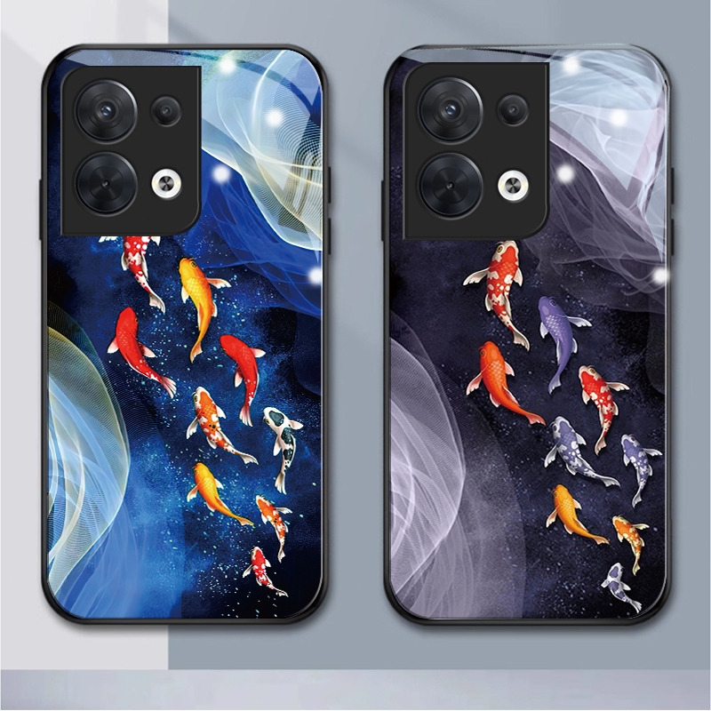 เคสโทรศัพท์มือถือแบบแก้ว กันกระแทก Diy สําหรับ OPPO reno 8pro 7Z 8Z 7pro 5G 6 6Z 2F 2Z 8 4pro 3 2 8T