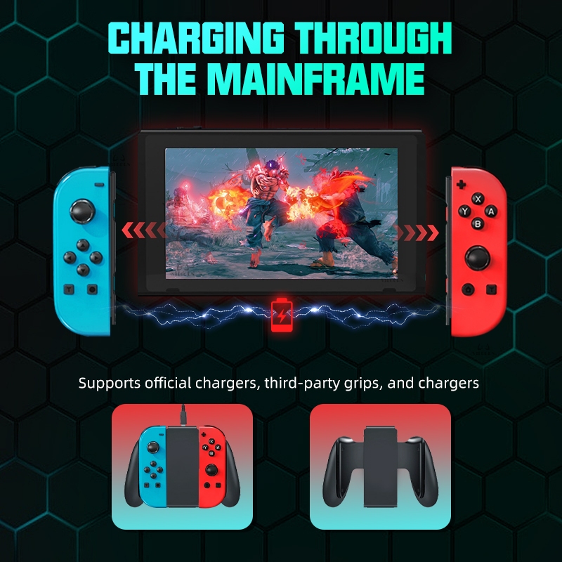 Vilcorn Joy-2 จอยแพด สําหรับ Nintendo Switch Lite Oled Joy Con Zelda Switch Joystick PC Yuzu Dual Vibration Controller