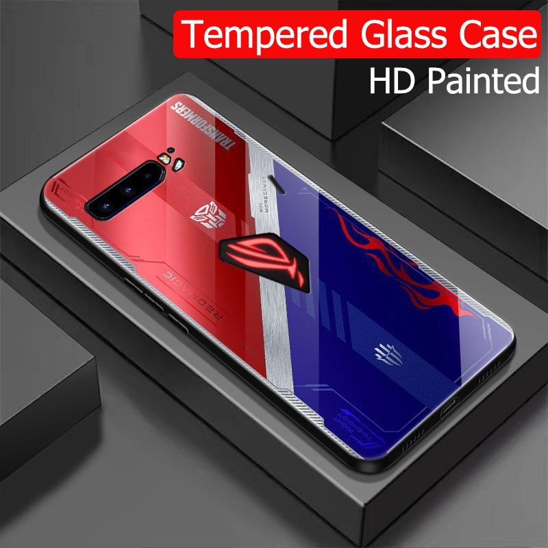 สําหรับ Asus ROG 6 กรณี ROG3 ZS661KS เต็มป้องกันแก้วเคสโทรศัพท์สําหรับ Asus ROG 3 Phone3 ShockProof ฝาครอบ ROG6 Shell