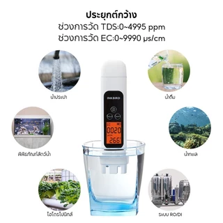 Inkbird 3in1 TDS Water Quality Tester Pen เครื่องทดสอบคุณภาพน้ำพกพา ตรวจคุณภาพน้ำ Tdsปากกาทดสอบคุณภาพน้ําดิจิทัล