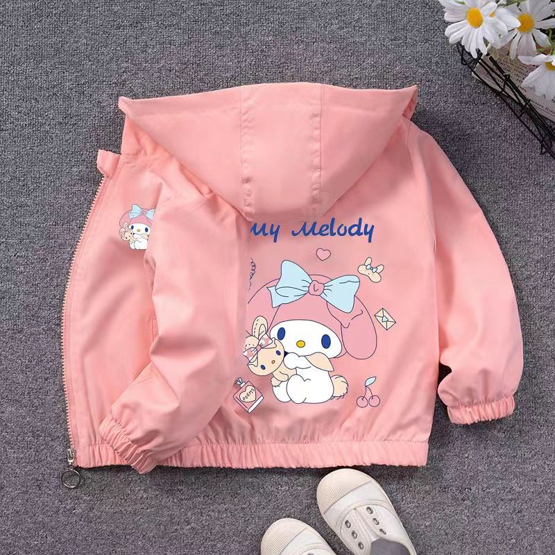 เสื้อแจ็กเก็ตลําลอง มีฮู้ด แฟชั่นฤดูใบไม้ร่วง สําหรับเด็กผู้หญิง#2