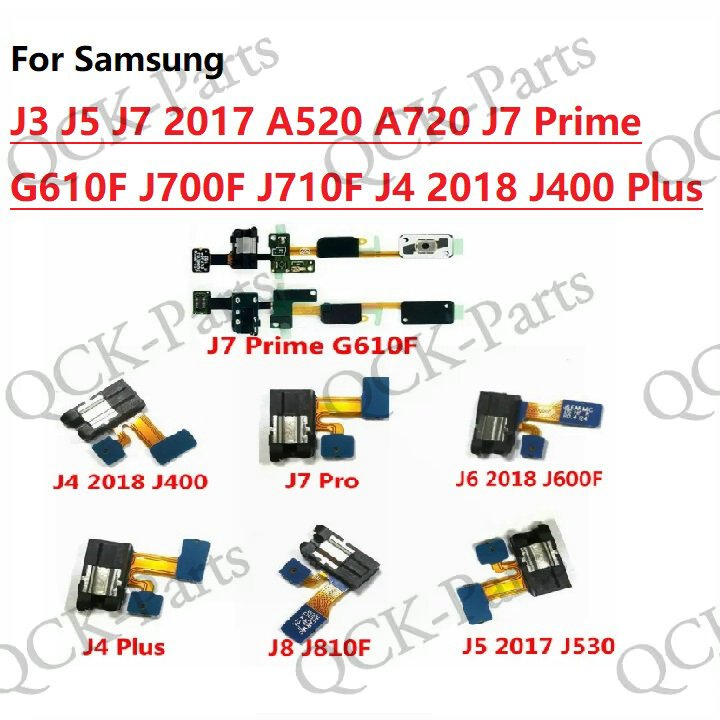 ใหม่ สายแจ็คหูฟัง แบบยืดหยุ่น สําหรับ Samsung J3 J5 J7 2017 A520 A720 J7 Prime G610F J700F J710F J4 
