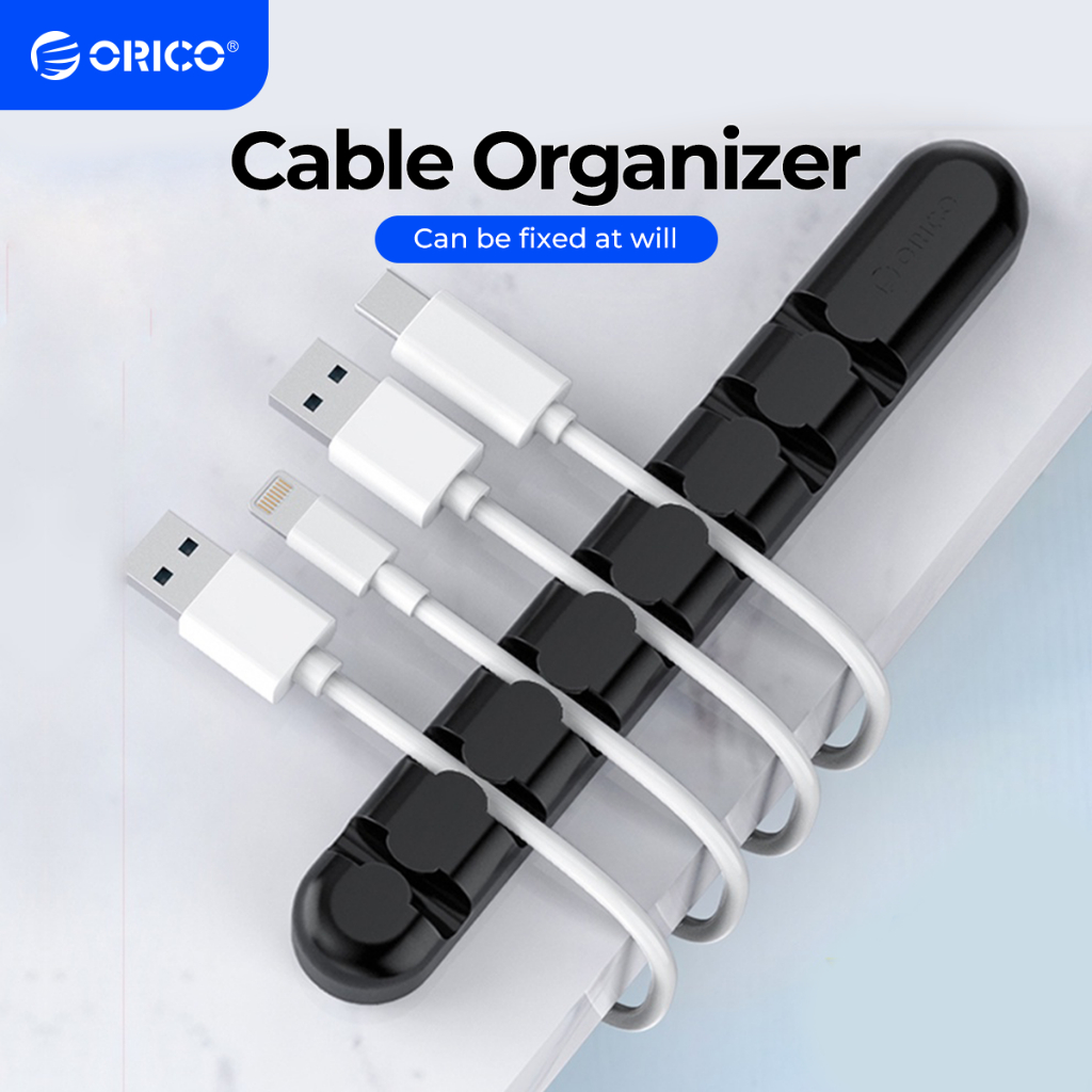 Orico Cable Management หูฟังสายจัดเก็บสายไฟซิลิคอน Charger ผู้ถือสายคลิปสําหรับ MP3 ,MP4 ,เมาส์,หูฟัง (CBS7)