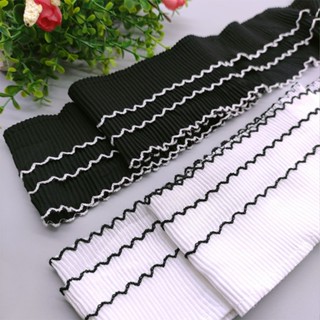 ปลอกคอ ผ้าชีฟอง ลูกไม้ ลายดอกไม้ กว้าง 8 ซม. สามชั้น 1 เมตร …