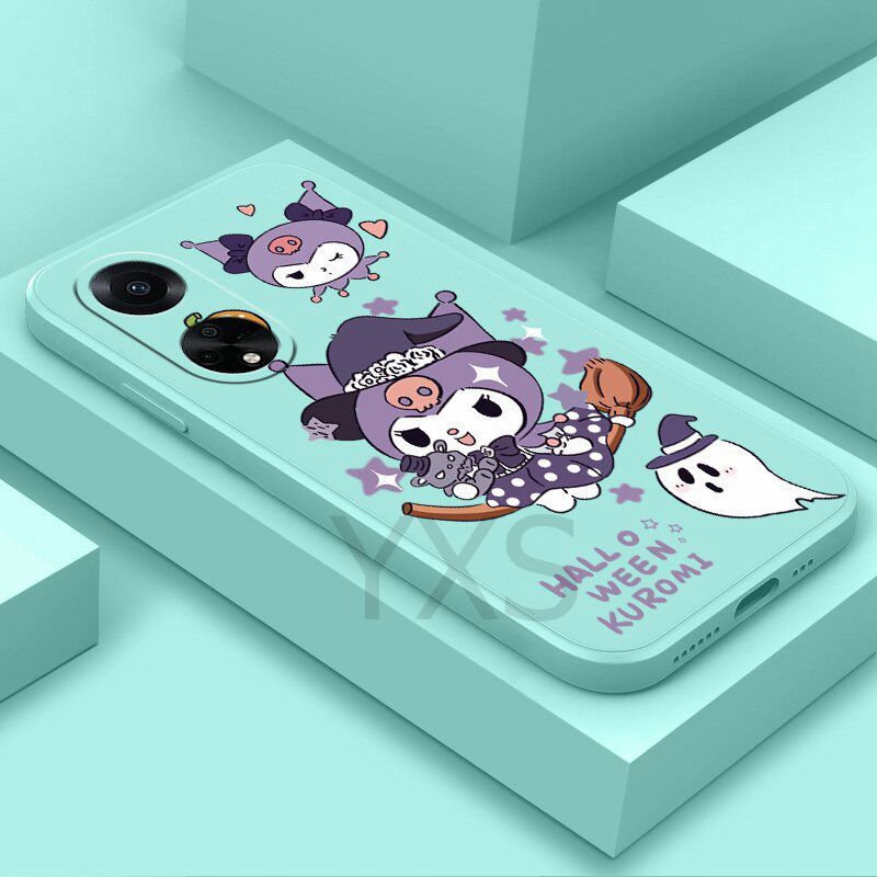 New เคส OPPO A59 F1S A59S A74 5G A54 5G A83 A1 A37 NEO 9 A94 4G Reno 5F A93 4G Reno 4F A73 2020 F17 เคส TPU ขี่กวาดจับ Kulomi กรณีซิลิโคนนุ่ม